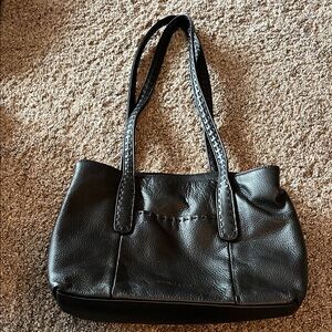 Stone & Co. Black Leather Shoulder Bag